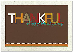 Thankful Thanksgiving Card H6074KW-AA